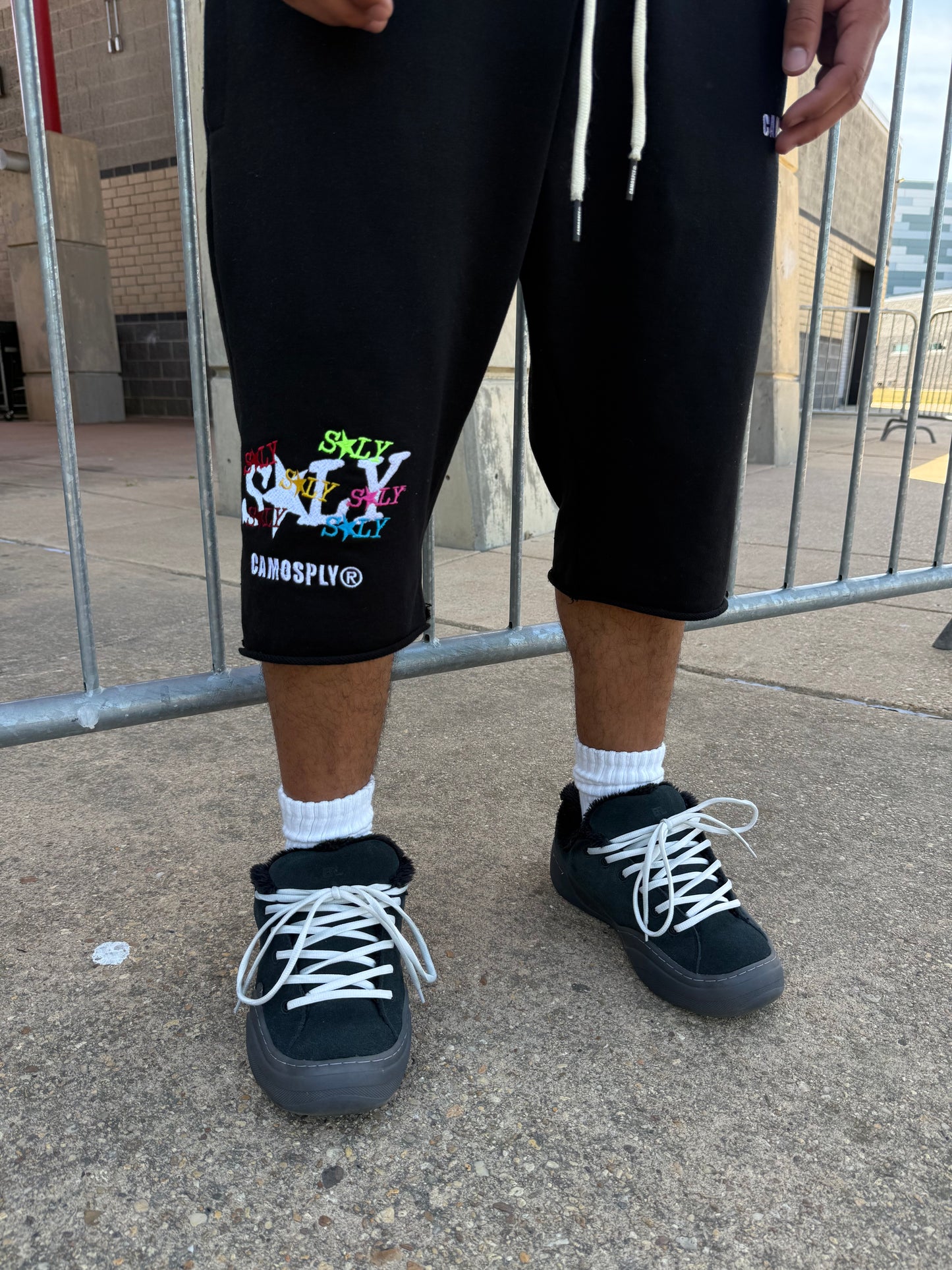 CAMOSPLY® 3/4 Long shorts (BLACK)
