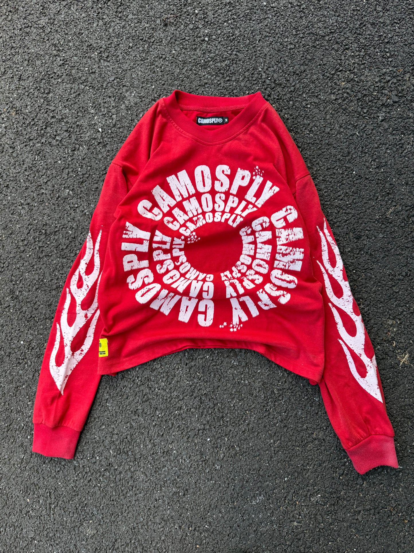 CAMOSPLY® Sply Circle Long sleeve T-shirt (RED)