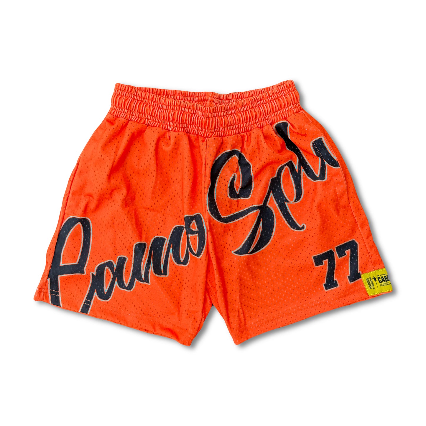 CAMOSPLY® Big Script Shorts (ORANGE)