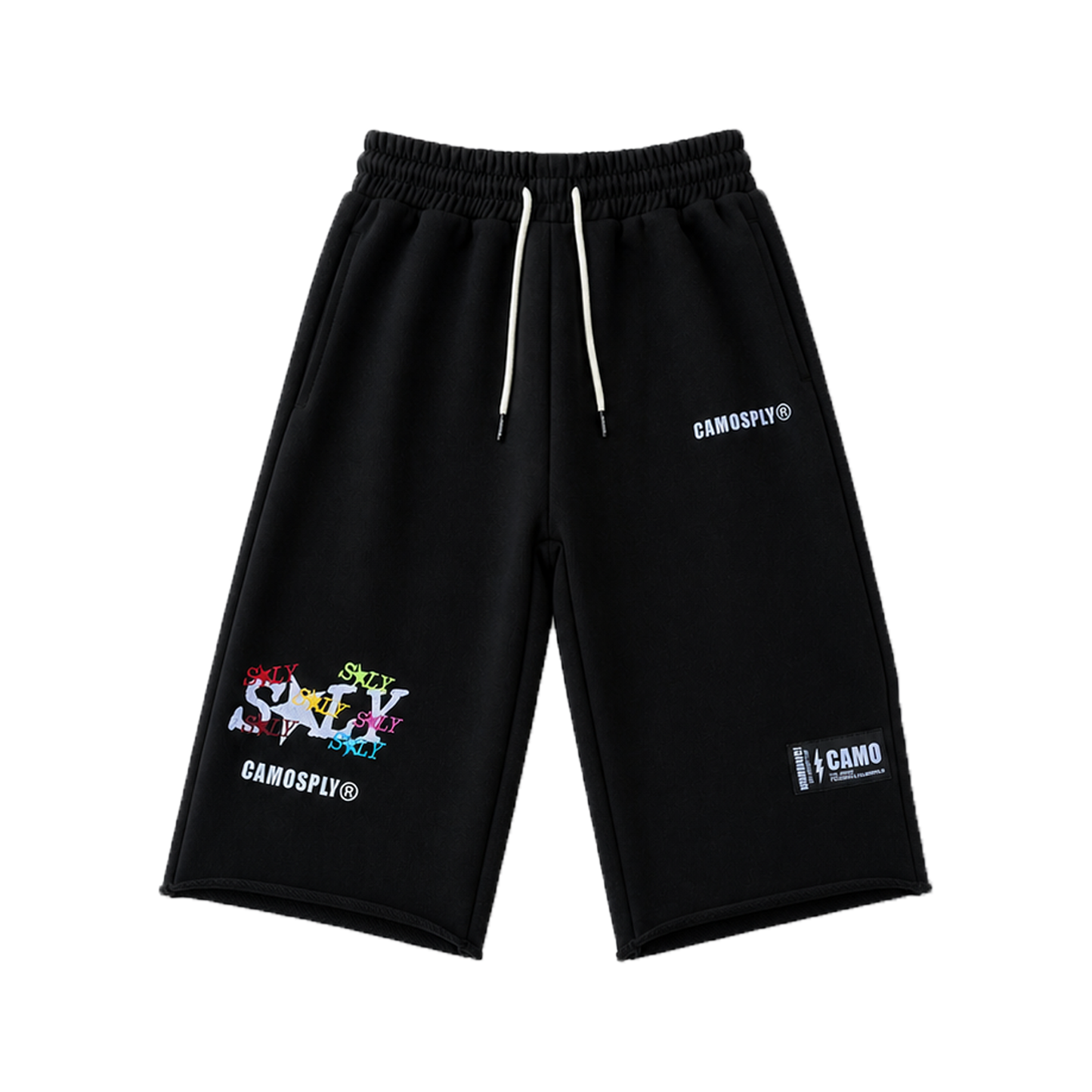 CAMOSPLY® 3/4 Long shorts (BLACK)