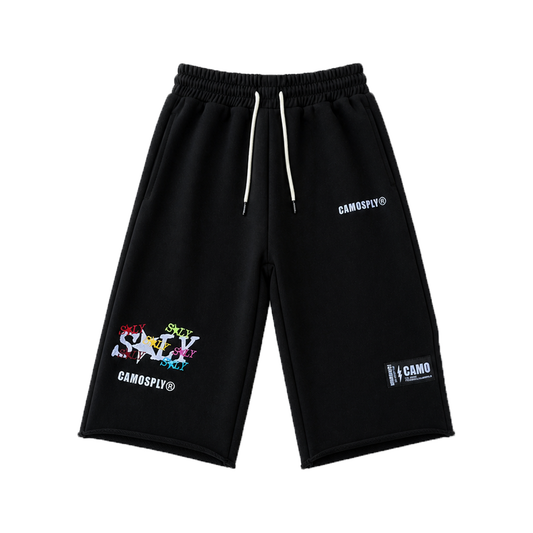 CAMOSPLY® 3/4 Long shorts (BLACK)