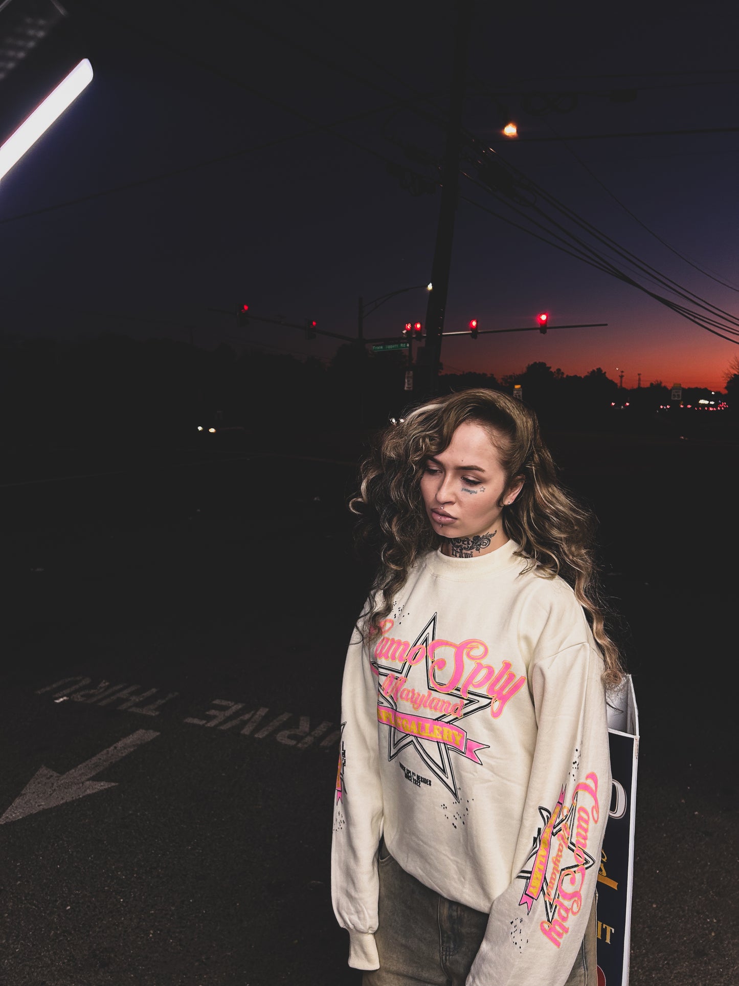 CAMOSPLY® 'Where SPLY Resides' Crewneck (Cream)