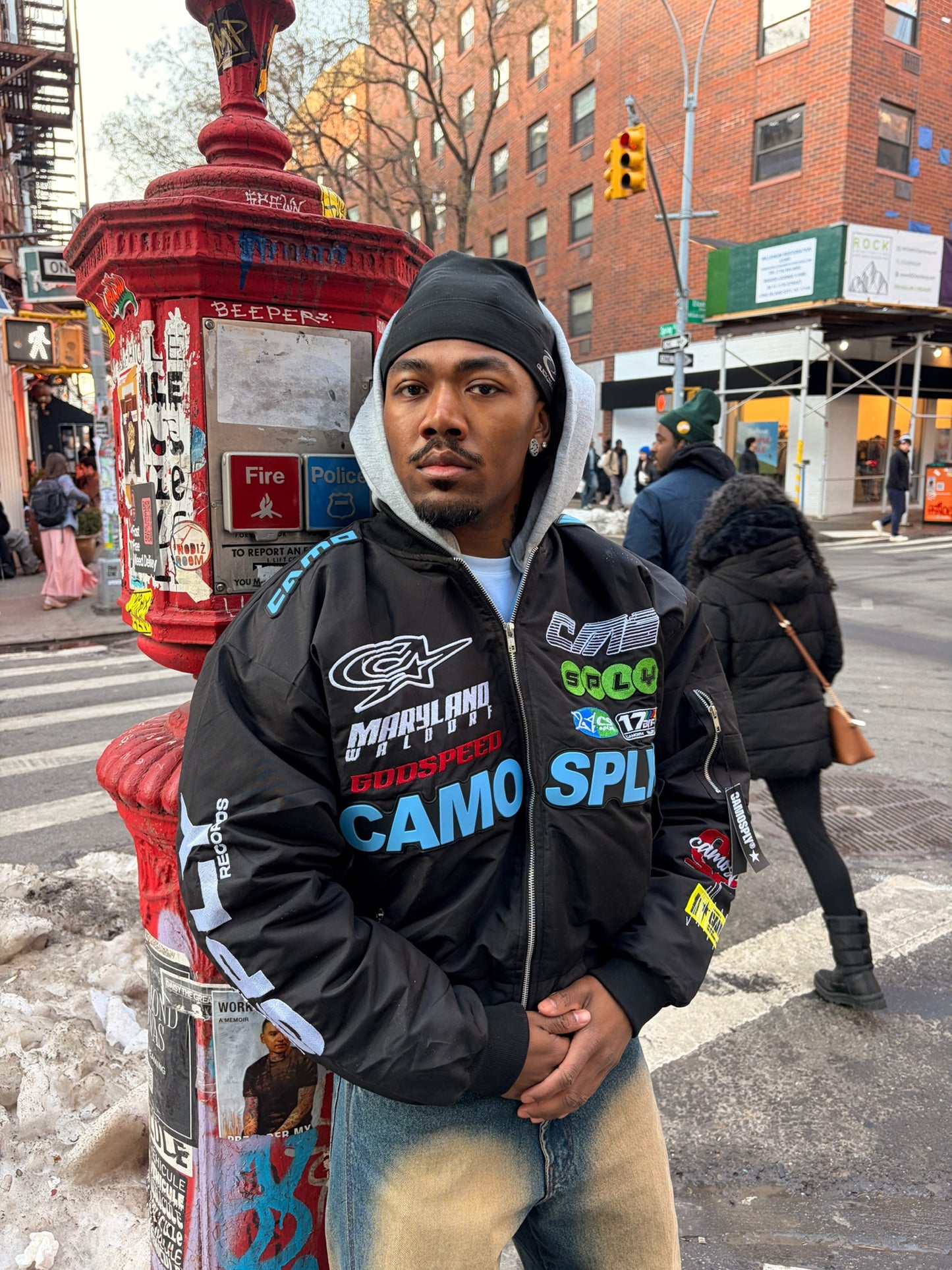 CAMOSPLY® Racing Bomber Coat