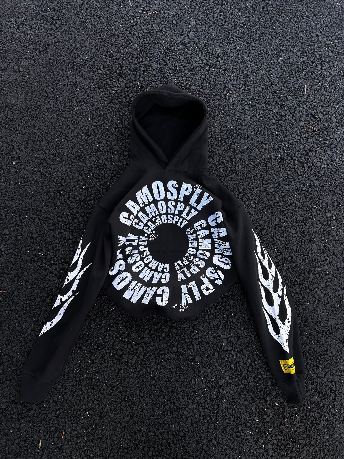 CAMOSPLY® 'Sply Circle Hoodie' (Black)