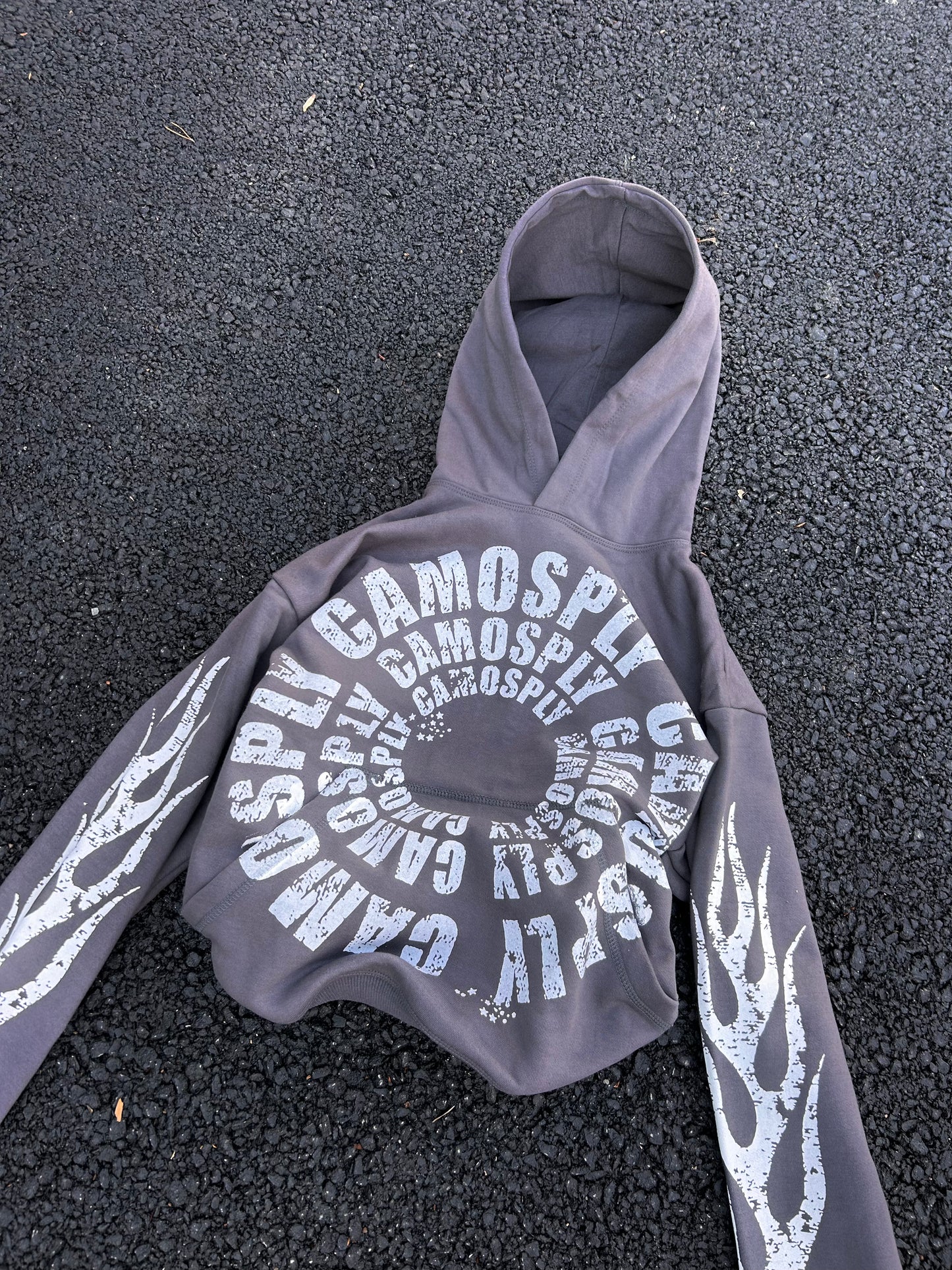 CAMOSPLY® 'Sply Circle Hoodie' (Grey)