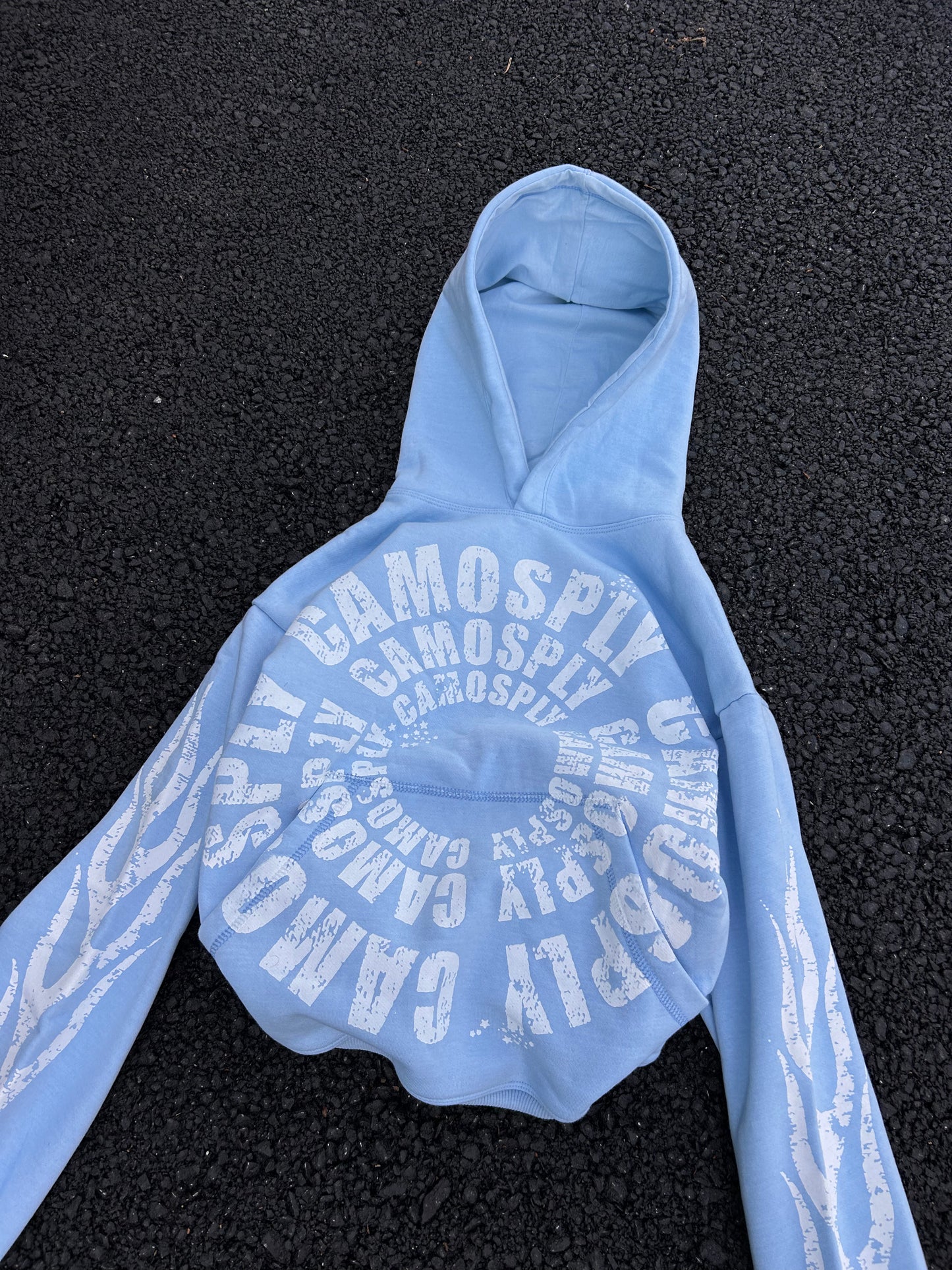 CAMOSPLY® 'Sply Circle Hoodie' (Baby Blue)