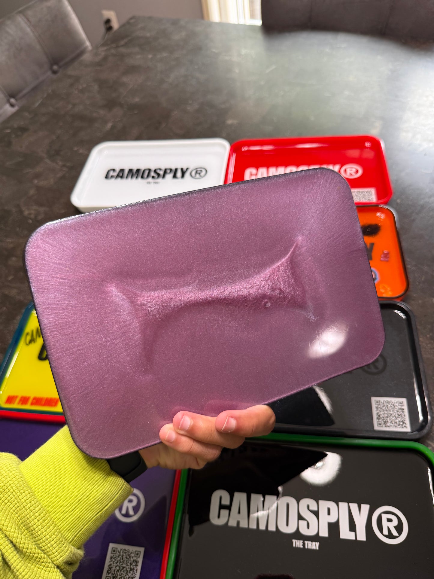 CAMOSPLY® Table Trays (BLACK & PINK)