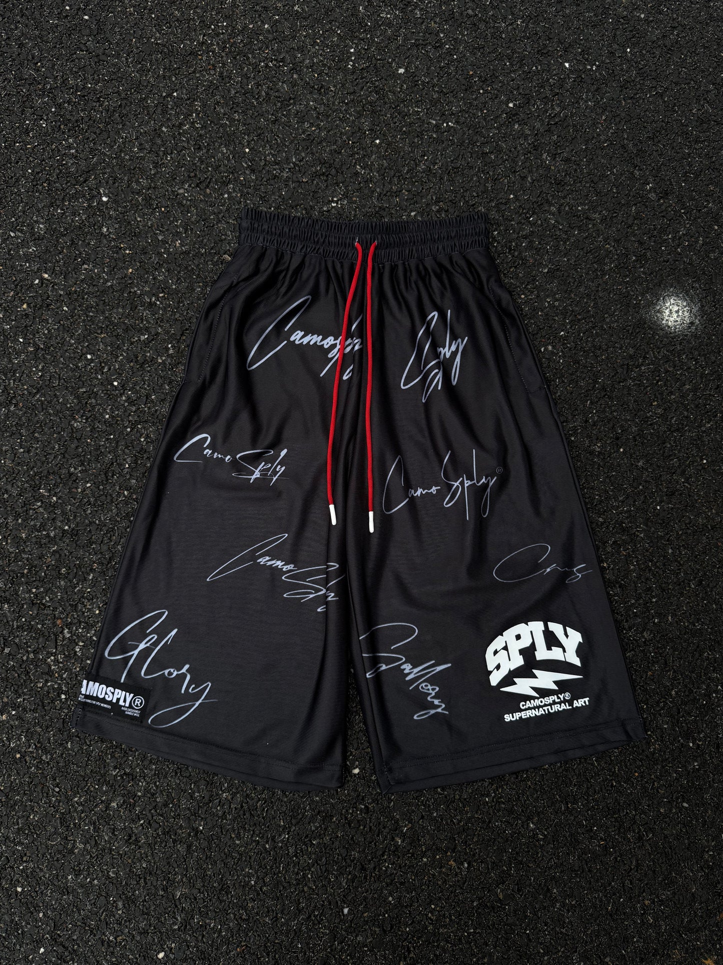 CAMOSPLY® Signature Shiny 3/4 shorts