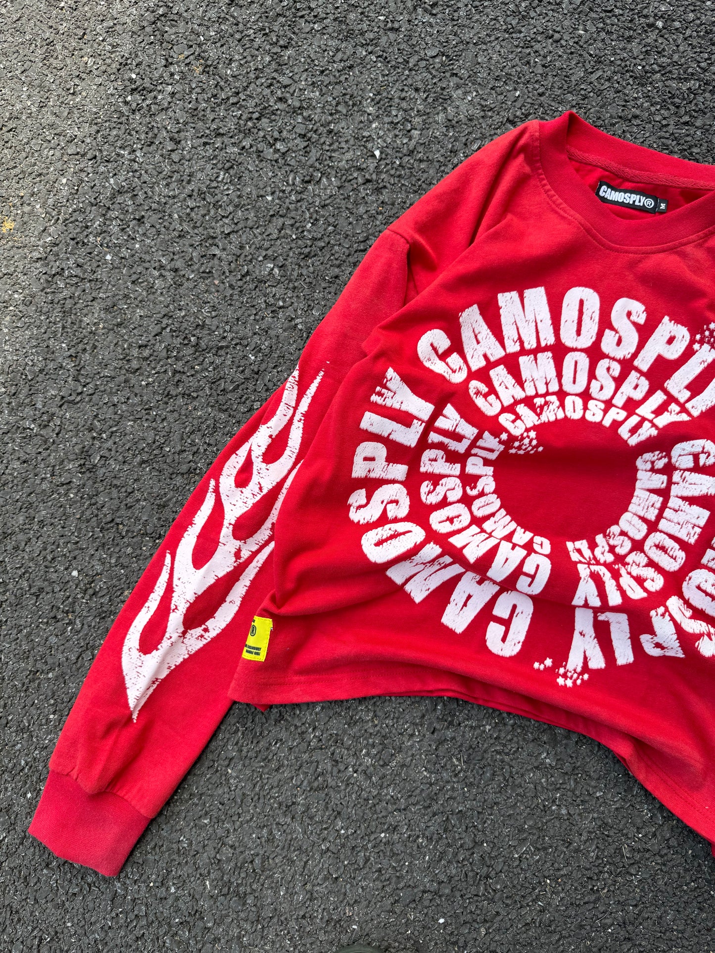 CAMOSPLY® Sply Circle Long sleeve T-shirt (RED)
