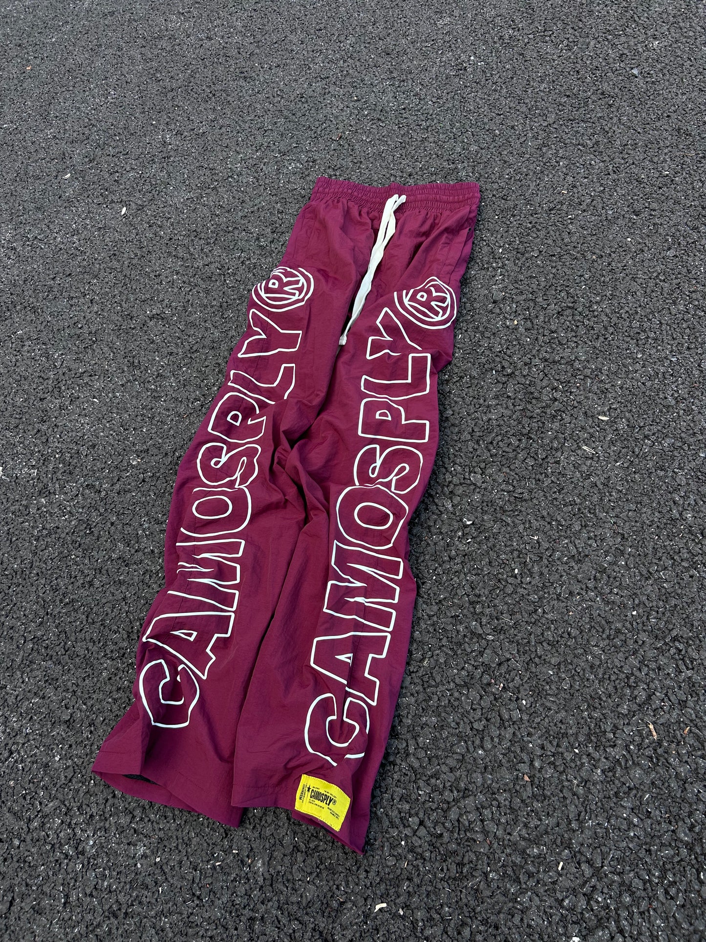 CAMOSPLY® Crickle Nylon Sweats (Maroon)