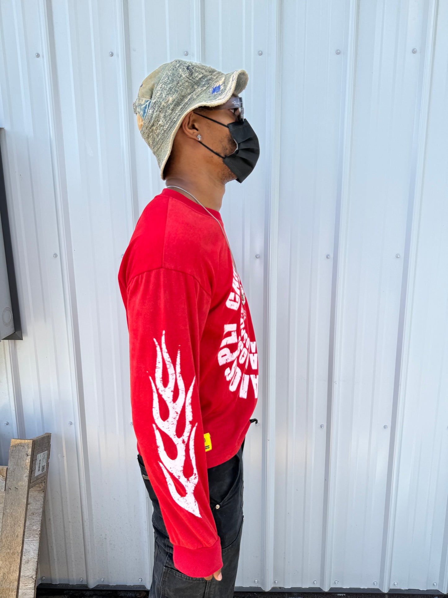 CAMOSPLY® Sply Circle Long sleeve T-shirt (RED)