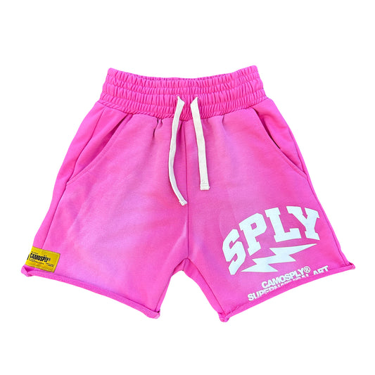CAMOSPLY® Washed Essential Shorts (PINK)