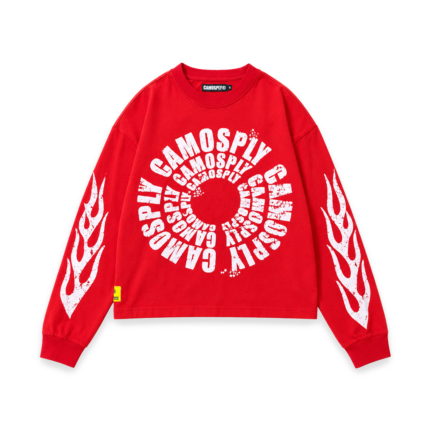 CAMOSPLY® Sply Circle Long sleeve T-shirt (RED)